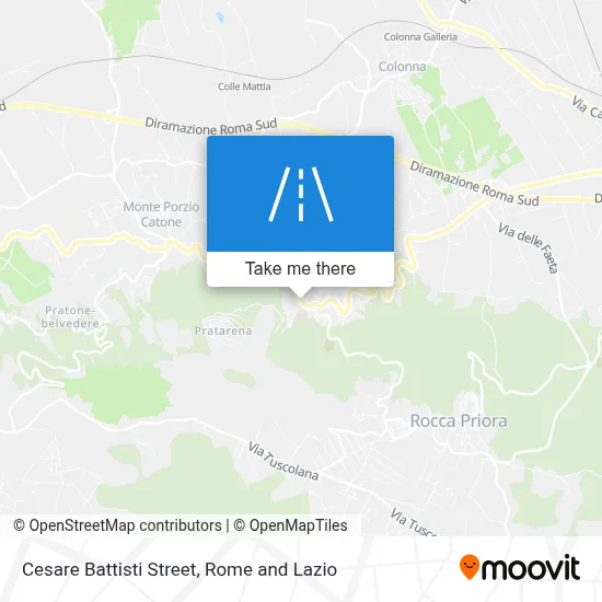 Cesare Battisti Street map