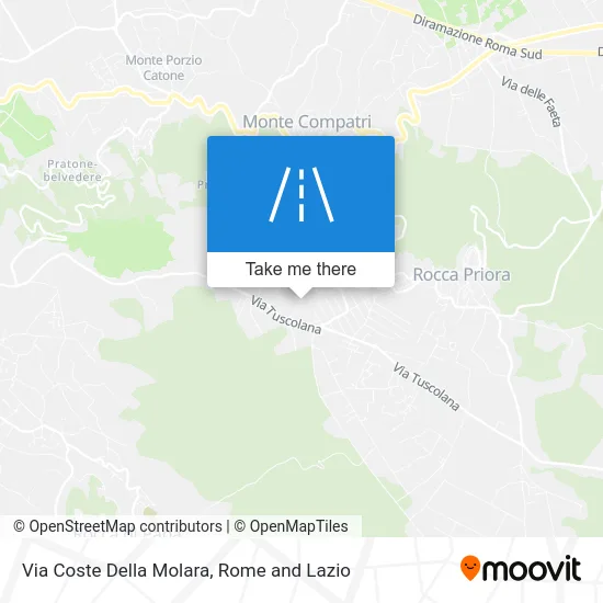 Coste Della Molara Street map