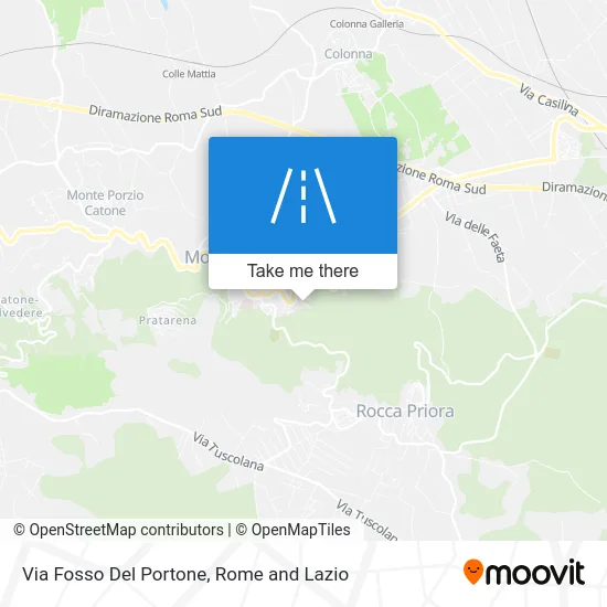 Fosso Del Portone Street map