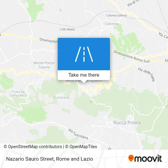 Nazario Sauro Street map