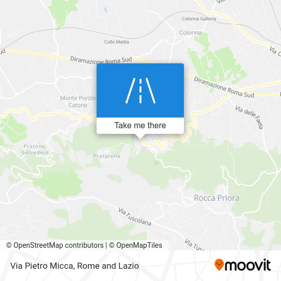 Pietro Micca Street map