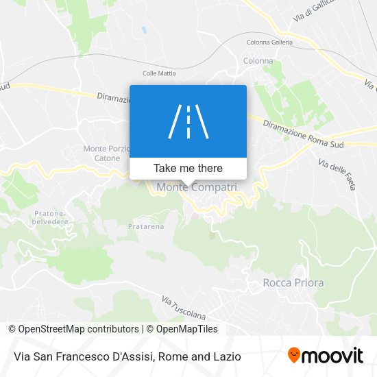 Via San Francesco D'Assisi map