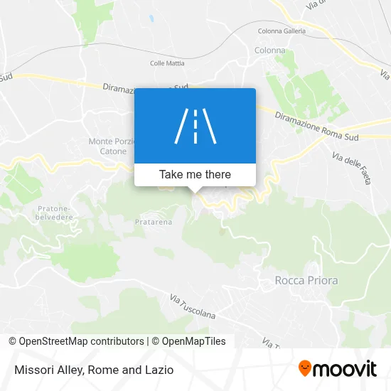 Missori Alley map