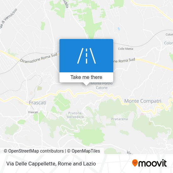 Via Delle Cappellette map