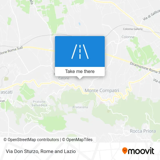 Don Sturzo Street map