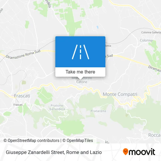 Giuseppe Zanardelli Street map
