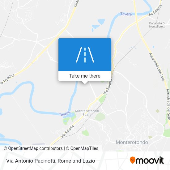 Via Antonio Pacinotti map