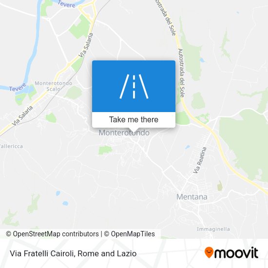 Via Fratelli Cairoli map