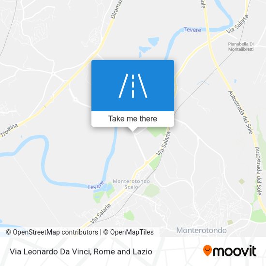 Via Leonardo Da Vinci map