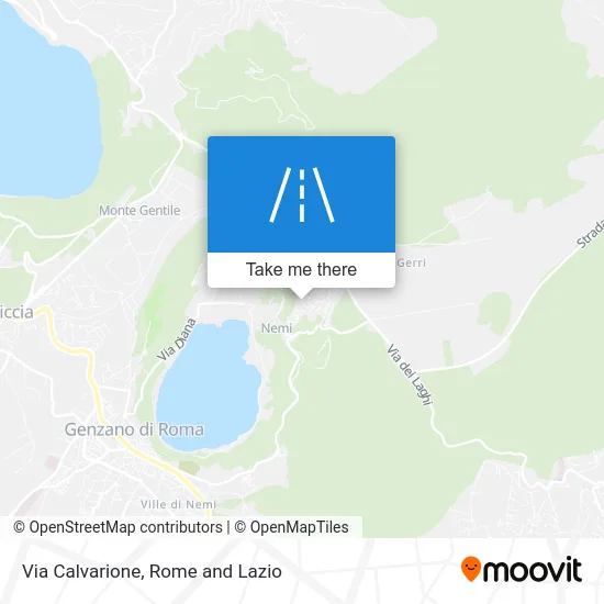 Calvarione Street map