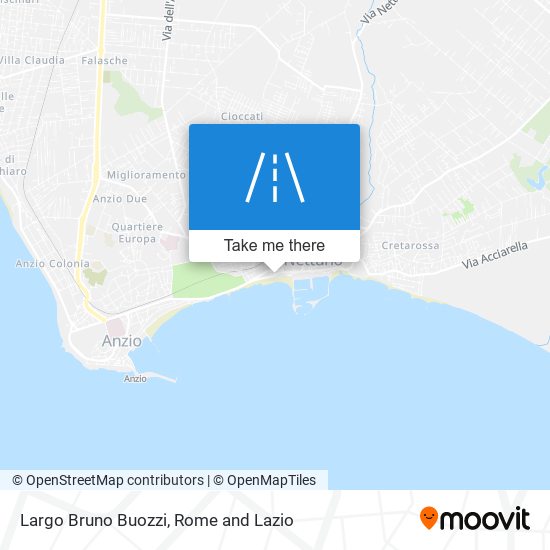 Largo Bruno Buozzi map