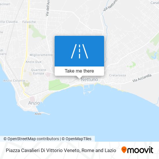 Piazza Cavalieri Di Vittorio Veneto map