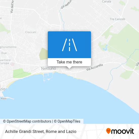 Achille Grandi Street map