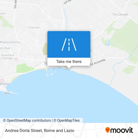 Andrea Doria Street map