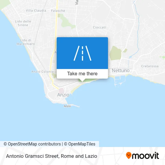 Antonio Gramsci Street map