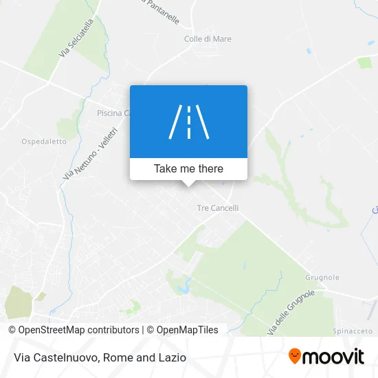 Castelnuovo Street map