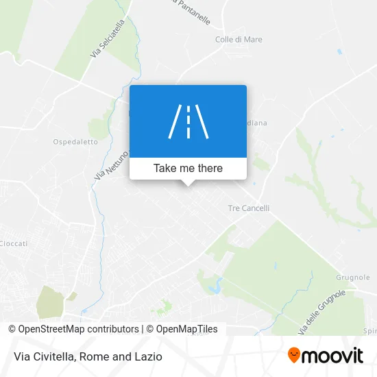 Civitella Street map