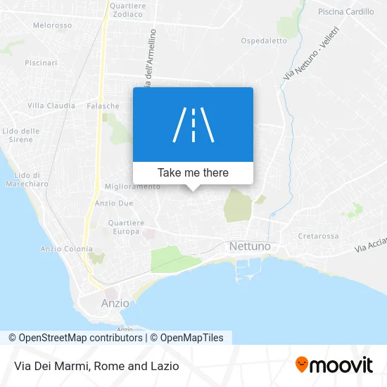 Dei Marmi Street map