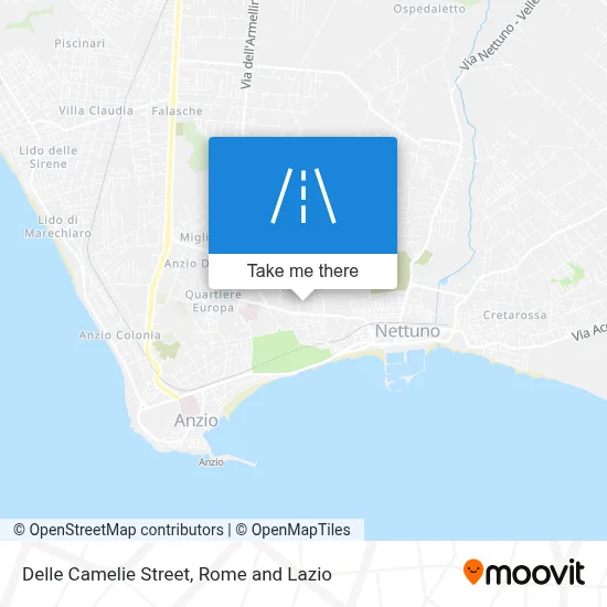 Delle Camelie Street map