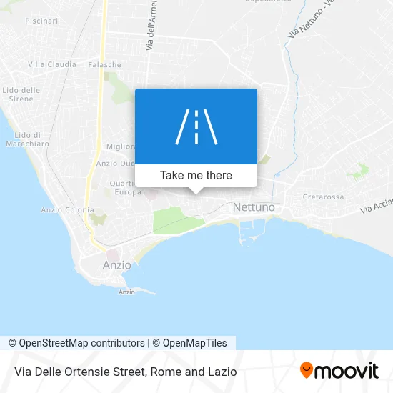 Via Delle Ortensie Street map