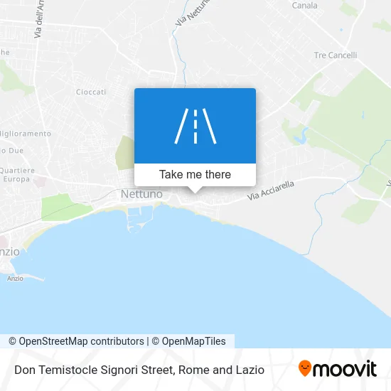 Don Temistocle Signori Street map