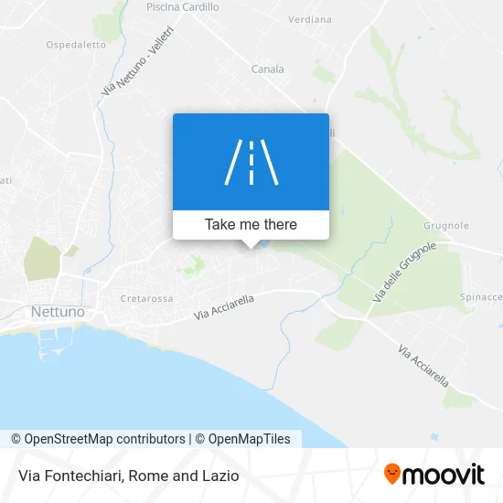 Fontechiari Street map