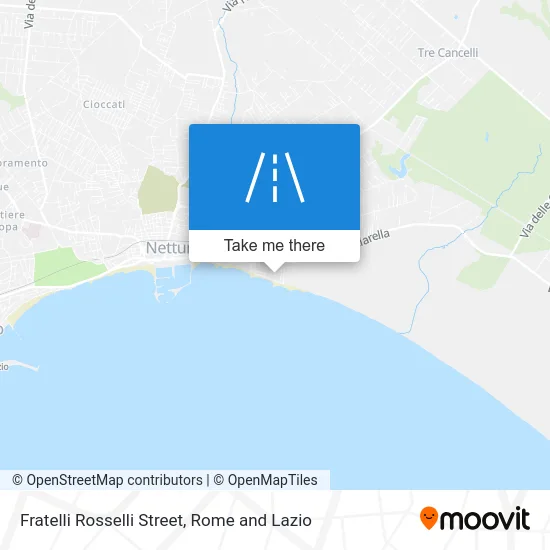 Fratelli Rosselli Street map