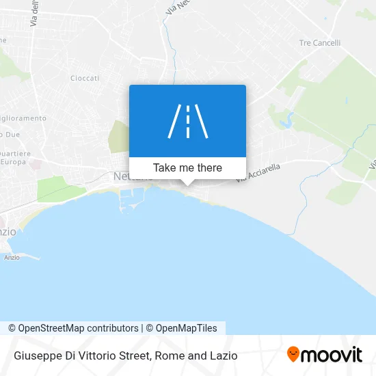 Giuseppe Di Vittorio Street map