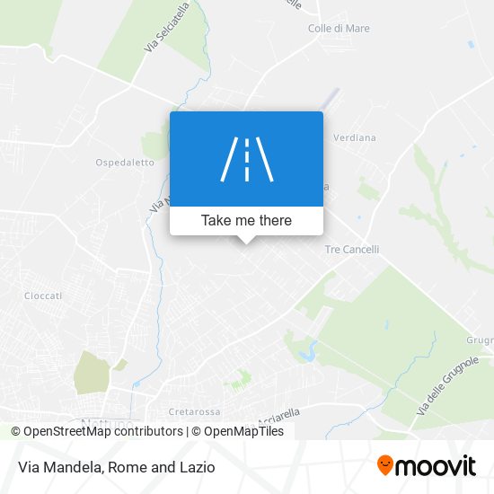 Via Mandela map