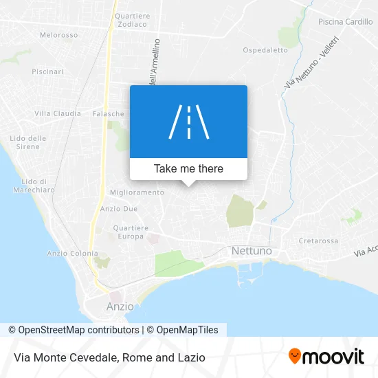 Monte Cevedale Street map