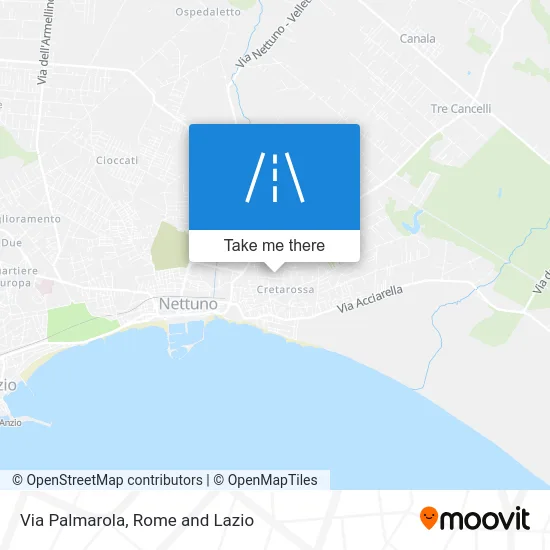 Palmarola Street map