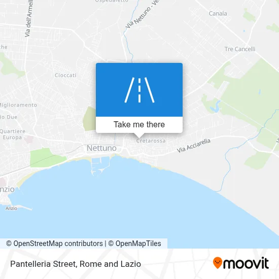 Pantelleria Street map