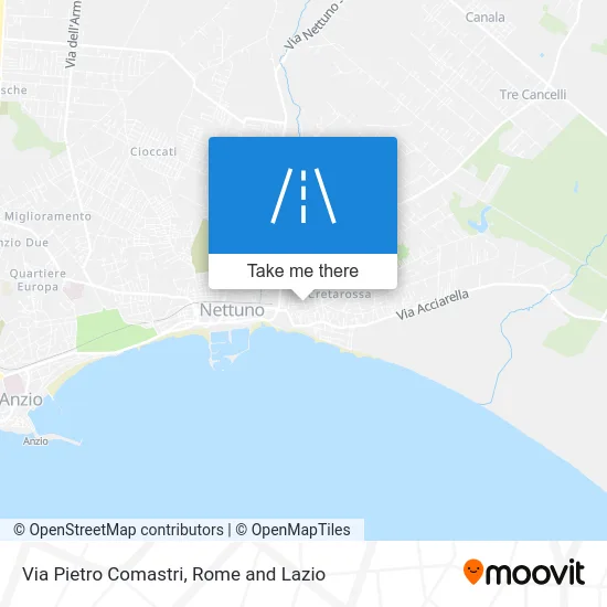 Pietro Comastri Street map