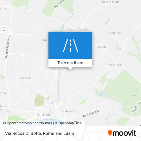 Via Rocca Di Botte map