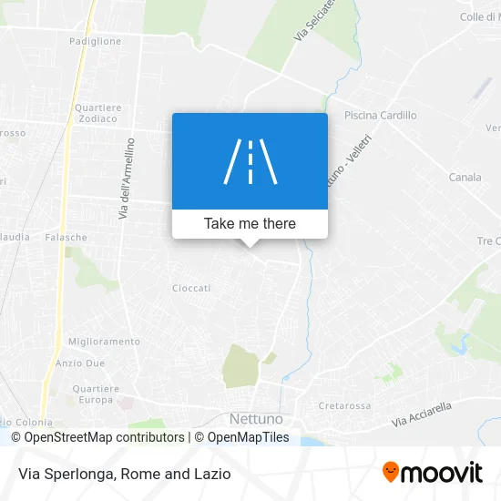 Sperlonga Street map