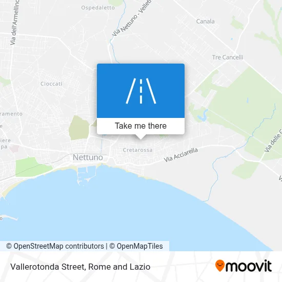 Vallerotonda Street map