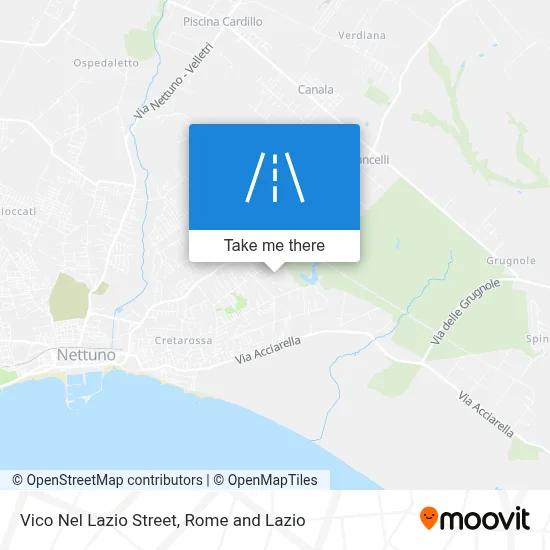 Vico Nel Lazio Street map