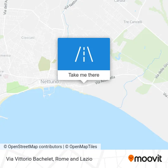 Vittorio Bachelet Street map