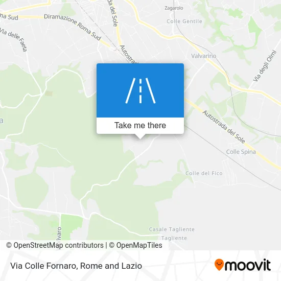 Fornaro Hill Street map
