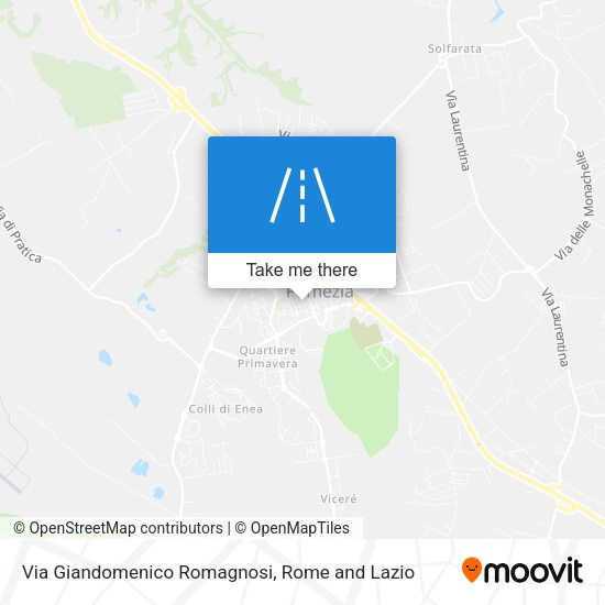 Via Giandomenico Romagnosi map