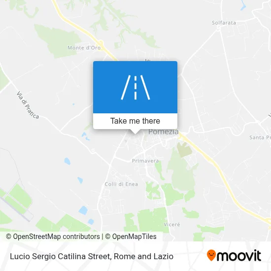 Lucio Sergio Catilina Street map
