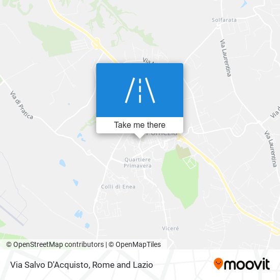 Via Salvo D'Acquisto map