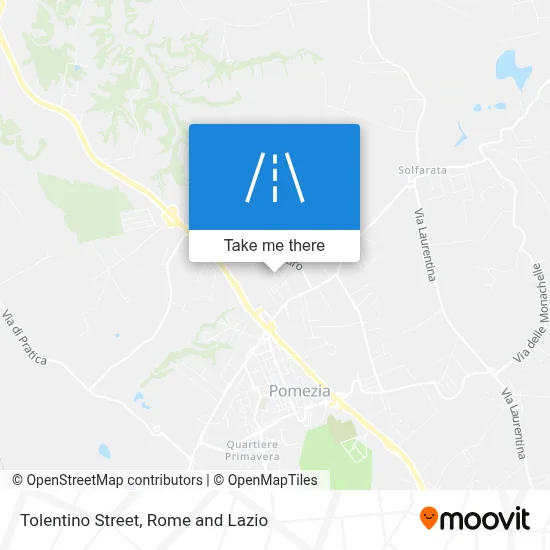 Tolentino Street map