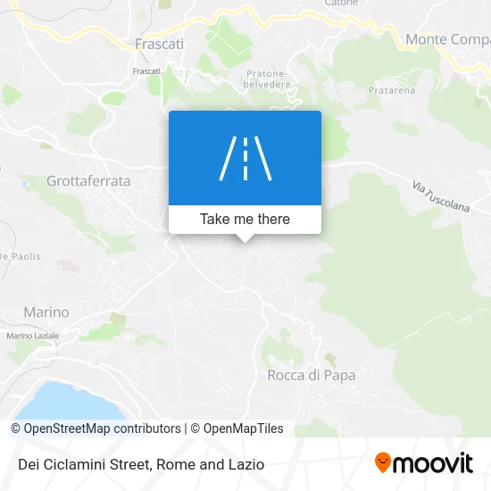 Dei Ciclamini Street map