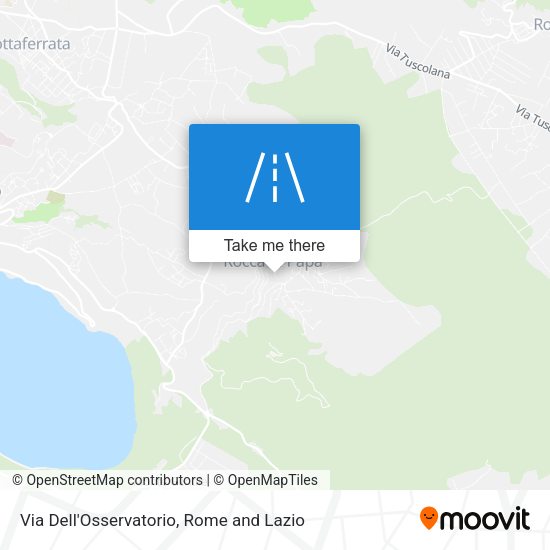 Via Dell'Osservatorio map