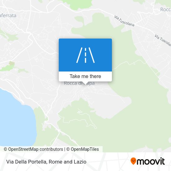Via Della Portella map