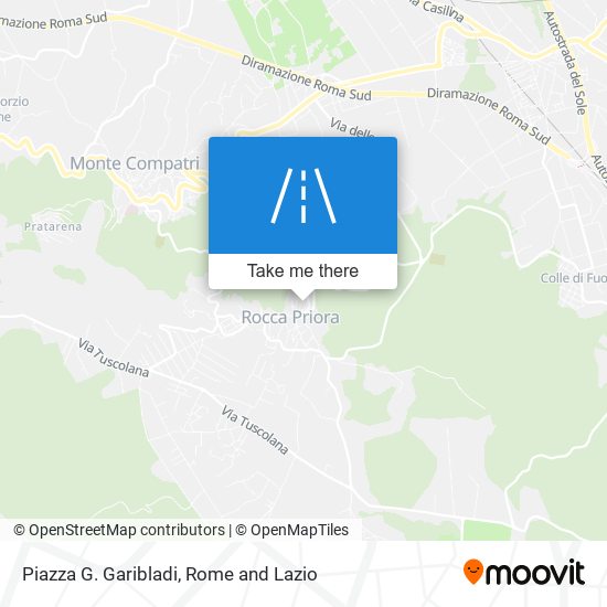 Piazza G. Garibladi map