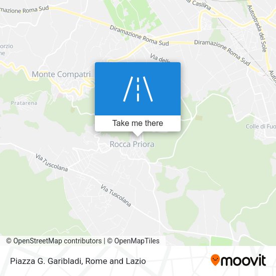 Piazza G. Garibladi map