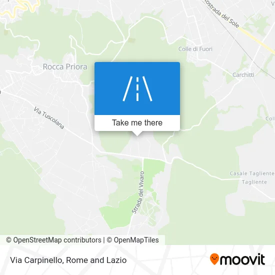 Carpinello Street map