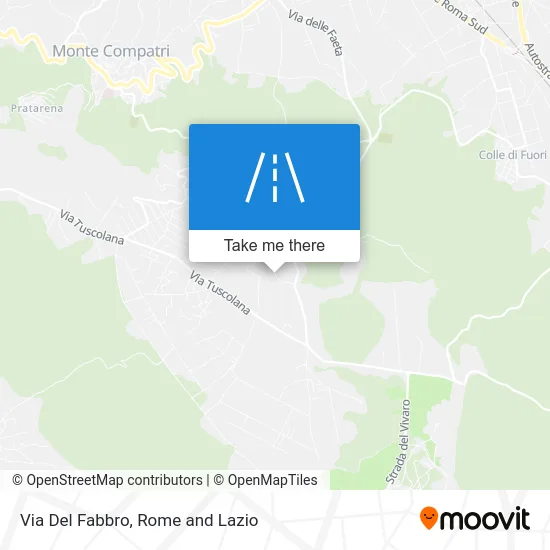 Via Del Fabbro map